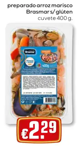 Bolama Brasmar preparado arroz marisco promoção