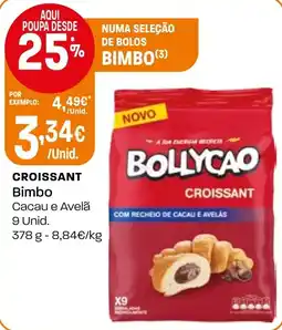 Intermarché Croissant Bimbo Cacau e Avelã promoção