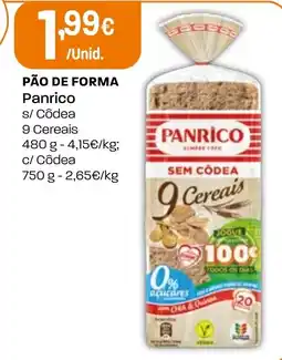 Intermarché Pão de forma panrico promoção