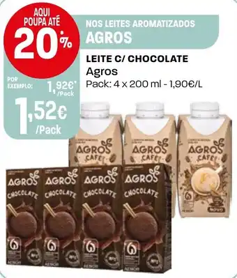 Intermarché Leite c/ chocolate agros promoção
