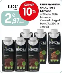 Intermarché Leite proteína mimosa promoção