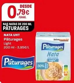 Intermarché Nata UHT Páturages Light promoção