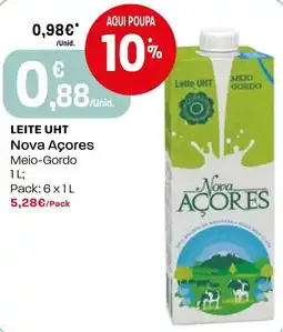 Intermarché Leite uht nova açores meio-gordo promoção