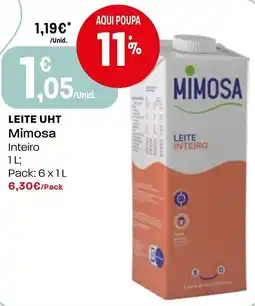 Intermarché Leite uht mimosa inteiro promoção