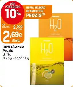 Intermarché Infusão H2O Prozis Limão promoção