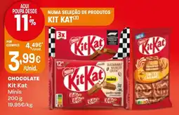 Intermarché Kit Kat Minis promoção
