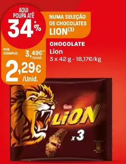 Intermarché Chocolate Lion promoção