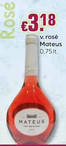 Bolama v. rosé mateus promoção