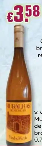 Bolama Vinho verde muralhas de monção branco promoção