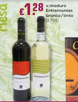 Bolama Entremontes branco/tinto promoção