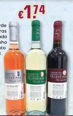Bolama V. verde CA Felgueiras branco rosado regional Minho tinto promoção