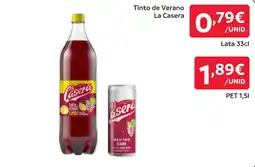Amanhecer Tinto de verano la casera promoção