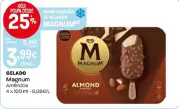 Intermarché gelado magnum amêndoa promoção