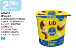 Intermarché Chiquita bombons de chocolate style & cookie banana promoção