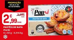 Intermarché pastéis de nata porSi promoção