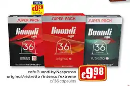 Bolama café Buondi by Nespresso original/ristretto/intenso/extreme promoção