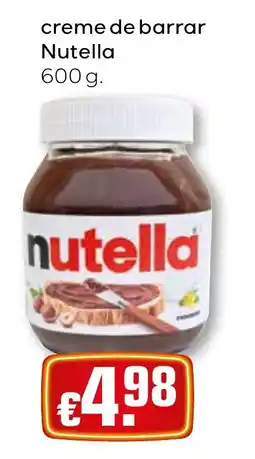Bolama creme de barrar nutella promoção