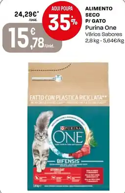 Intermarché Alimento seco p/ gato purina one promoção
