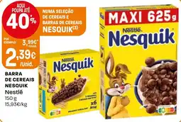 Intermarché Barra de cereais nesquik nestlé promoção