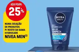 Intermarché Nivea men hydrocare gel de limpeza promoção