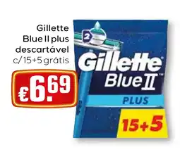 Bolama gillette blue ii plus descartável promoção
