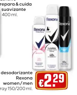 Bolama desodorante rexona women/men promoção