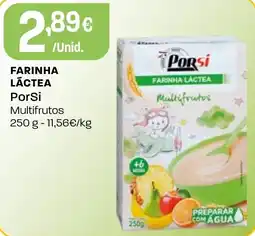 Intermarché Farinha láctea porSi multifrutos promoção