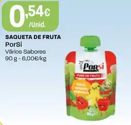 Intermarché Saqueta de fruta porSi promoção