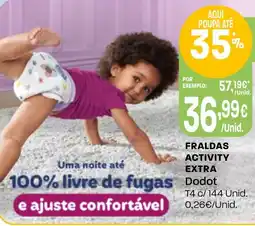 Intermarché Fraldas activity extra dodot promoção