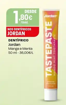 Intermarché Dentífrico jordan manga e menta promoção
