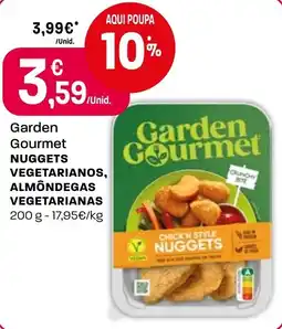 Intermarché Garden Gourmet nuggets vegetarianos, almôndegas vegetarianas promoção