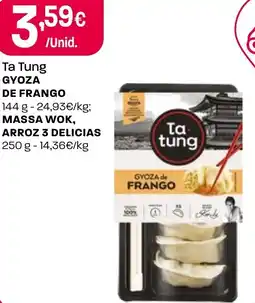 Intermarché Ta Tung gyoza de frango promoção