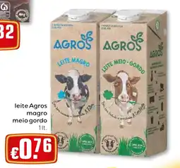Bolama leite agros magro meio gordo promoção