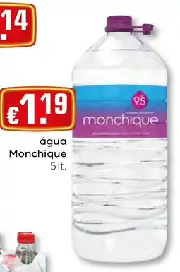 Bolama água monchique promoção