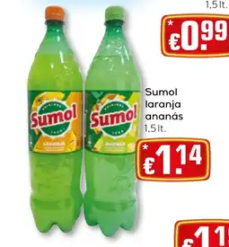 Bolama Sumol laranja ananás promoção