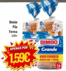 Belita Bimbo pão forma promoção