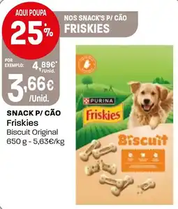 Intermarché Snack p/ cão friskies biscuit original promoção