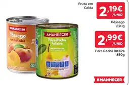 Amanhecer Pêssego em metades promoção