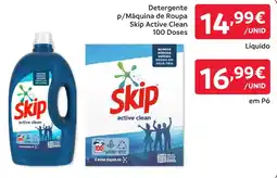 Amanhecer Detergente p/Máquina de Roupa Skip Active Clean promoção