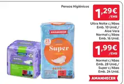 Amanhecer Pensos Higiênicos Amanhecer promoção