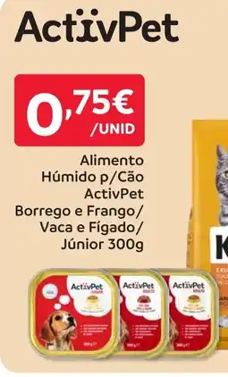 Amanhecer Alimento Húmido P/Cão ActivPet Borrego e Frango/Vaca e Fígado/Júnior promoção