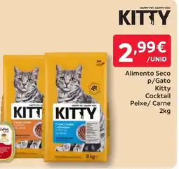 Amanhecer Alimento Seco P/Gato Kitty Cocktail Peixe/ Carne promoção