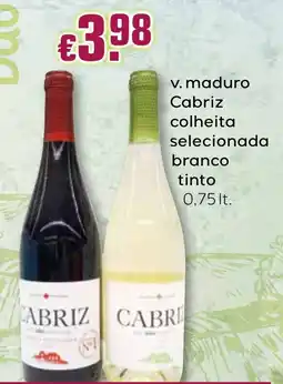 Bolama V. maduro cabriz colheita selecionada branco tinto promoção