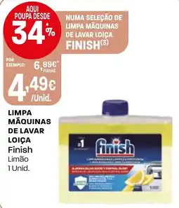Intermarché limpa máquinas de lavar loiça finish limão promoção