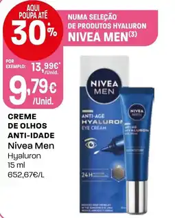 Intermarché creme de olhos anti-idade nivea men promoção