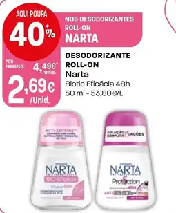 Intermarché Desodorante roll-on narta promoção