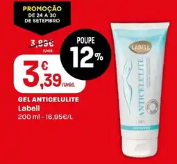 Intermarché Gel anticelulite labell promoção