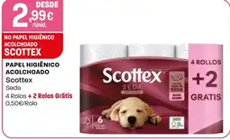Intermarché Papel higiênico acolchoado scottex seda promoção