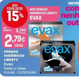 Intermarché Pensos Higiênicos Liberty Evax promoção
