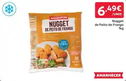 Amanhecer nugget de peito de frango amanhecer promoção